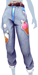 Pale Blue High-Waisted Jeans.png