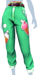Green High-Waisted Jeans.png