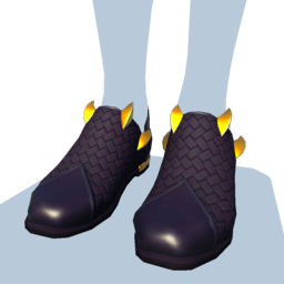 Black and Gold Claw Shoes m.png
