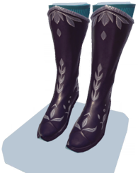 Fancy Black and Silver Boots m.png