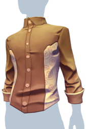 Brown Rose-Embroidered Shirt m.png