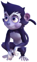 Black and Gray Monkey.png