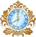 Cinderella Clock Emblem Motif.png