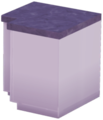 White Corner Counter with Black Marble Top.png