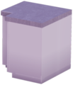 White Corner Counter with Gray Marble Top.png