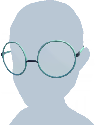File:Blue Round Wireframe Glasses.png