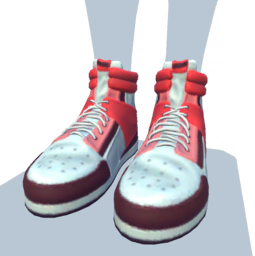 File:White and Red Basketball Sneakers m.png