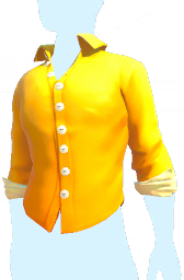 File:Loose Golden Button-Up Shirt m.png