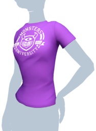 File:Purple Monsters University T-Shirt.png