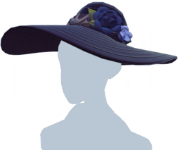 Fancy Black and Blue Hat.png