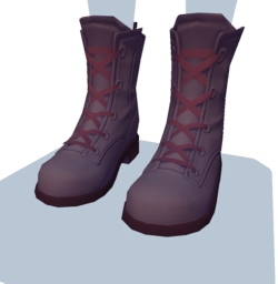 File:Pale Brown Lace-Up Boots.png