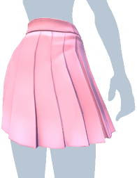 Pink Pleated Skirt.png