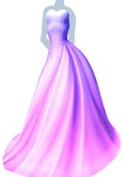 File:Pink and Purple Sweetheart Strapless Gown.png