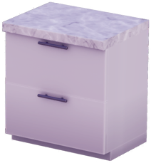 File:White Double-Drawer Counter with White Marble Top.png