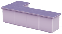 File:White L Kitchen Island with Concrete Top.png