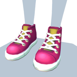 File:Pink and Yellow Mickey Sneakers.png