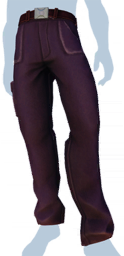File:Burgundy Belted Cargo Pants m.png