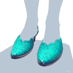 Turquoise Scaled Stilettos m.png