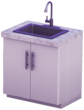 White Single-Basin Sink with White Marble Top.png