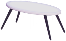 File:Oval White Dining Table.png