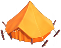 Round Orange Bivouac Tent.png