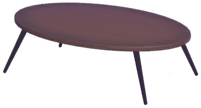 File:Large Oval Dark Wood Dining Table.png