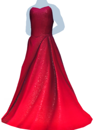 File:Red Sweetheart Strapless Gown m.png