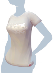 Loose White Playful Pluto T-Shirt.png