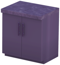 File:Black Double-Door Counter with Black Marble Top.png