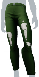 Green Rolled-Cuff Skinny Jeans m.png
