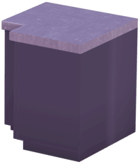 Black Corner Counter with Gray Marble Top.png