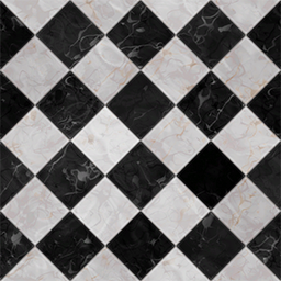 Black and White Checkered Marble Floor.png