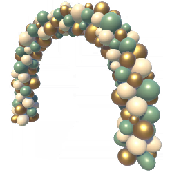 Green, Yellow and White Balloon Arch.png