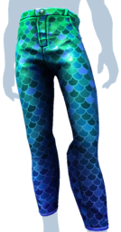 Shimmering Green Scaled Pants m.png