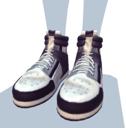 File:White and Black Basketball Sneakers m.png