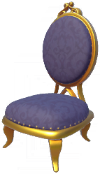 Purple-Patterned Cushioned Chair.png