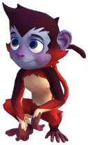 File:Red and Beige Monkey.png