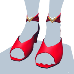 Red Pearl-Clasp Heels m.png