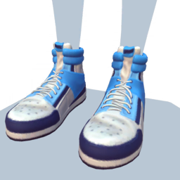 White and Blue Basketball Sneakers.png