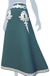 Green Silver Lock Skirt.png