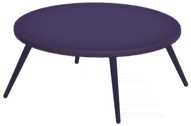 File:Black Round Dining Table.png