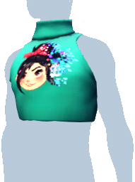 Green "What's the Glitch" Crop Top m.png