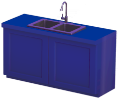 Blue Double Basin Sink ?version=19c3a1851669e1456d066460ec1e46f0