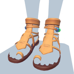 File:Blue and Green Beaded Sandals m.png