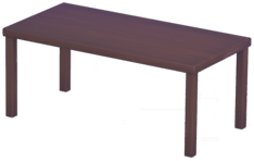 File:Dark Wood Dining Table.png