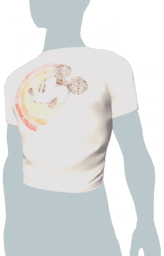 File:White Retro Mickey Mouse T-Shirt m.png