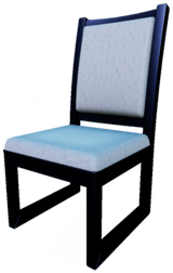 File:White Modern Dining Chair.png