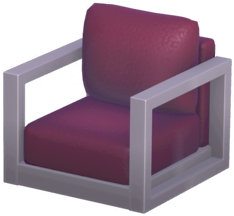 File:Red Modern Armchair.png