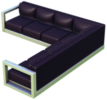 File:Large Black Modern L Couch.png