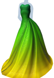 File:Green Sweetheart Strapless Gown.png
